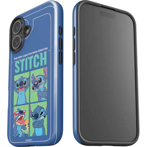 Disney Lilo and Stitch Personalities Moods iPhone 16 Plus Impact Case